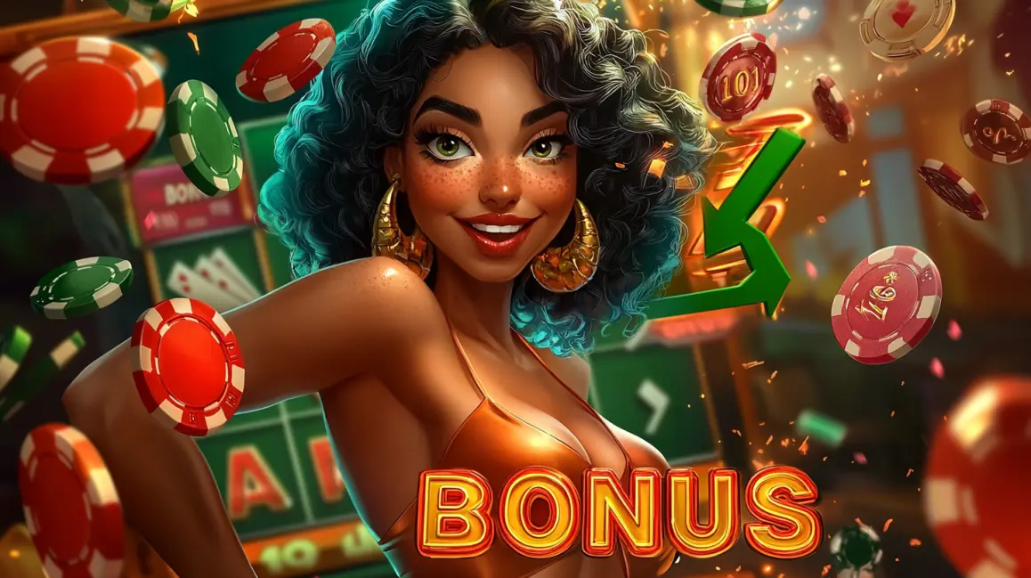 A stylish couple in sports gear is ready for action, with a 'SPORT BONUS' sign, highlighting the generous bonuses for sports betting fans at ROYALMANILA.