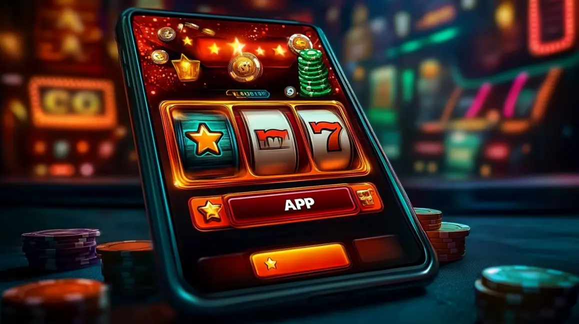 In a packed stadium, a woman holds a phone showing the ROYALMANILA app, your all-access pass to live sports betting and instant, in-play wagers on every game.